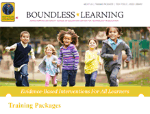 Tablet Screenshot of boundlesslearning.org